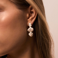 Srebrne kolczyki BALANCE