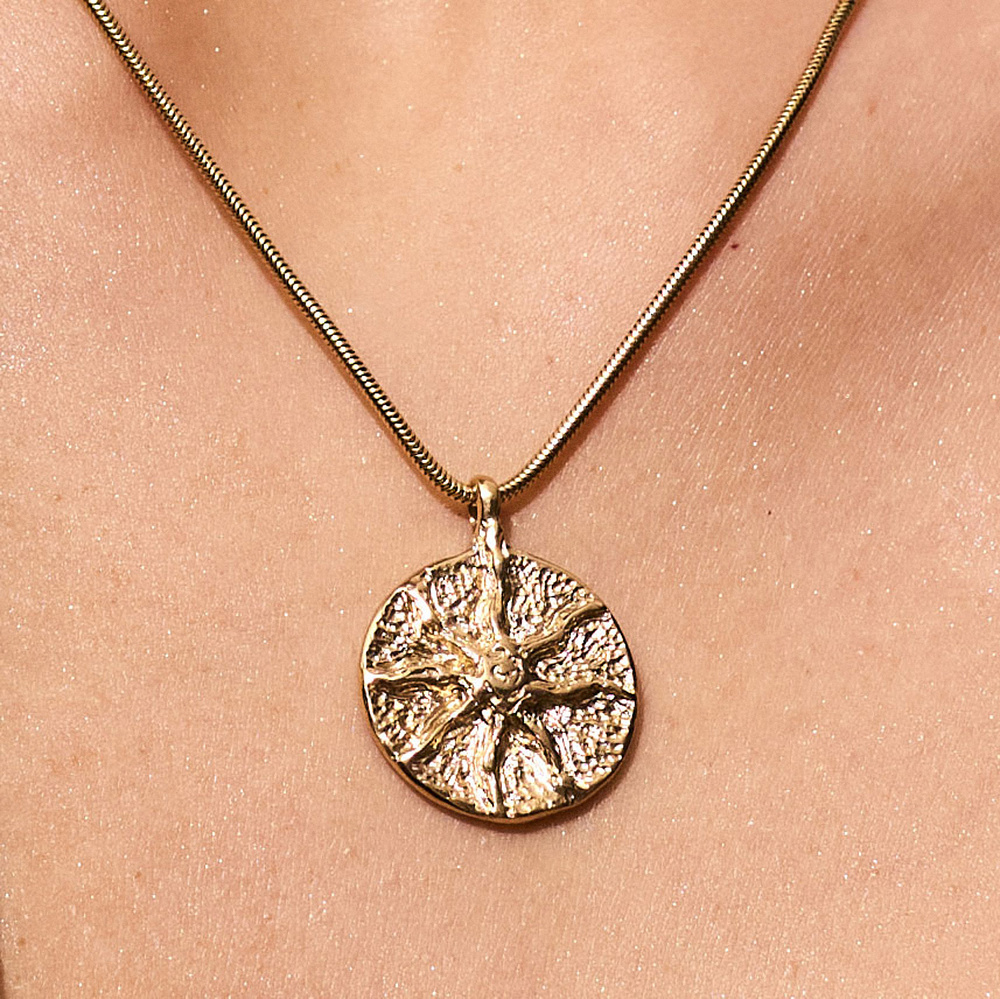 Złoty naszyjnik SUN