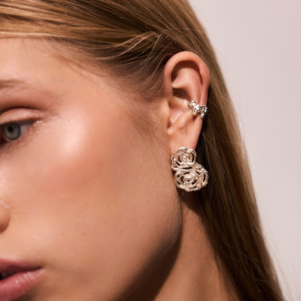 Srebrne kolczyki SPIRAL