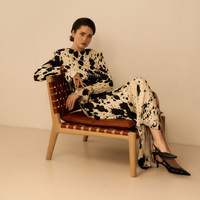 Złota sztywna bransoletka Bold N°2