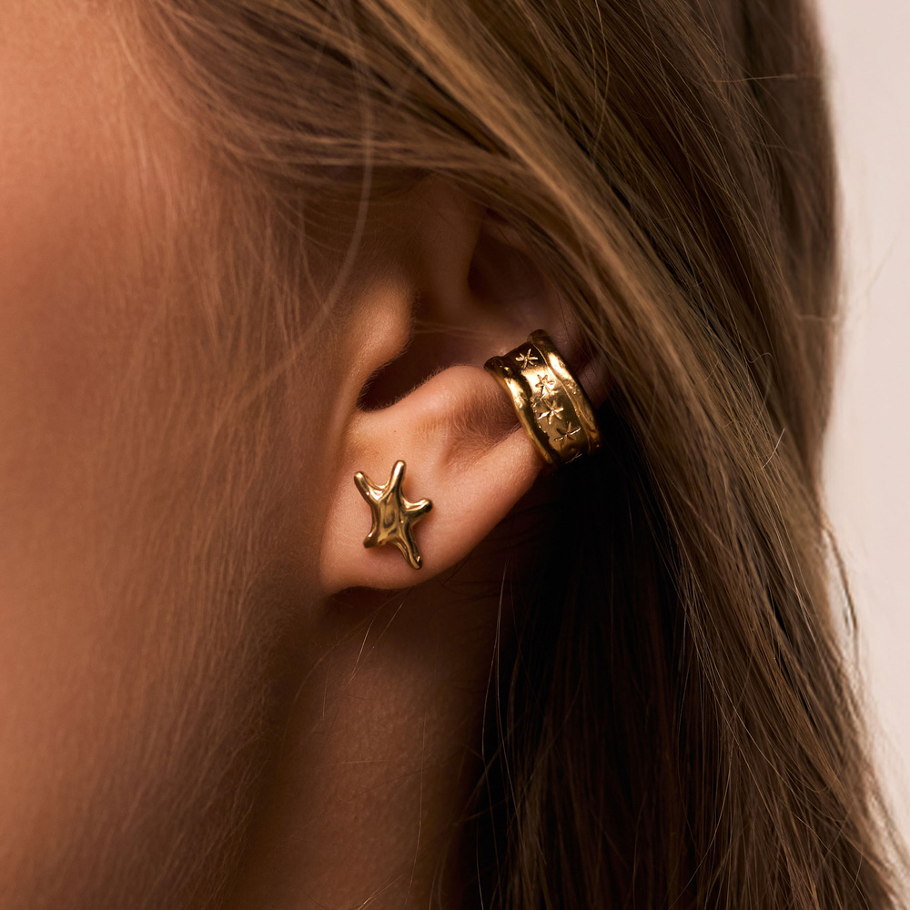 Złota nausznica STARS