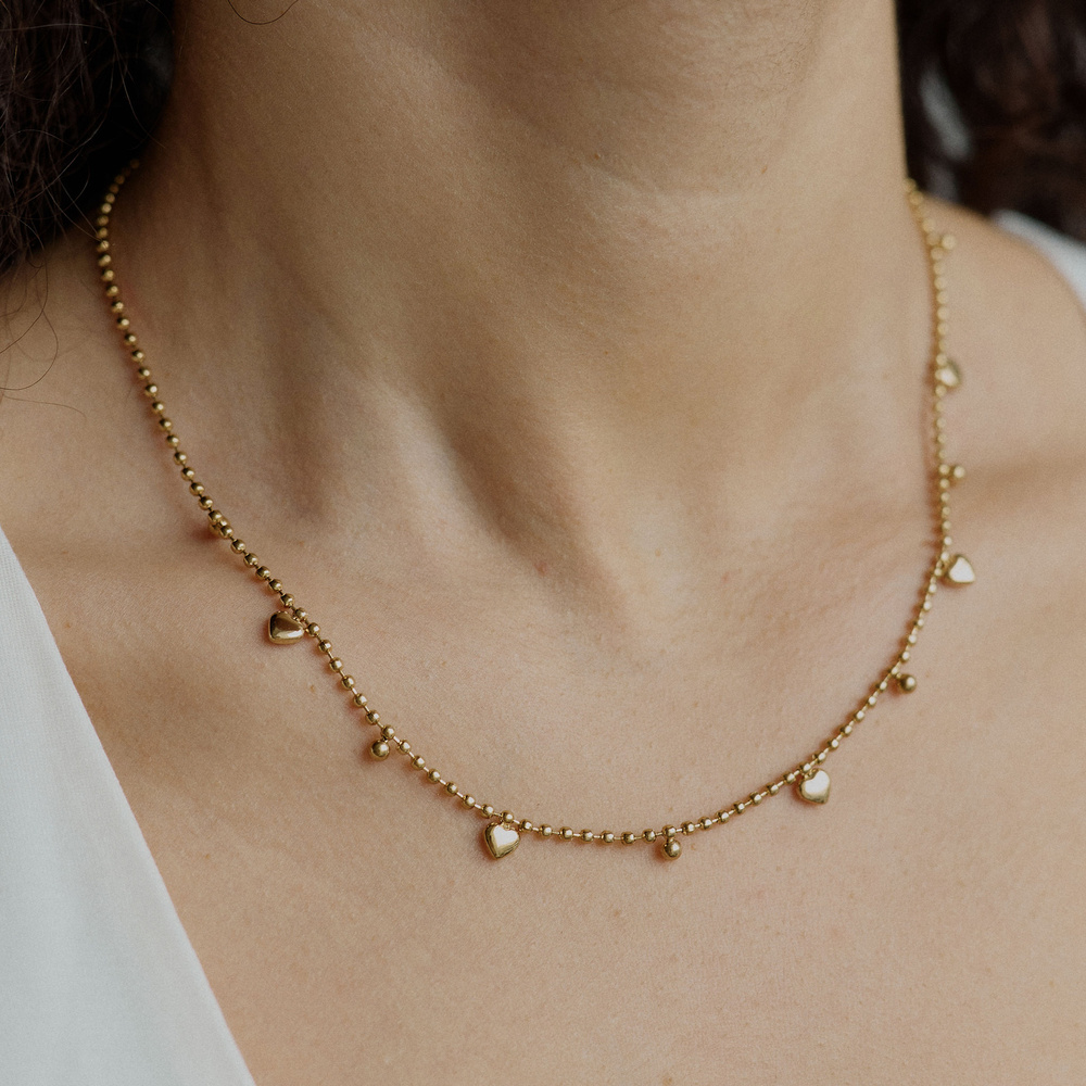 Złoty naszyjnik choker Sprinkles