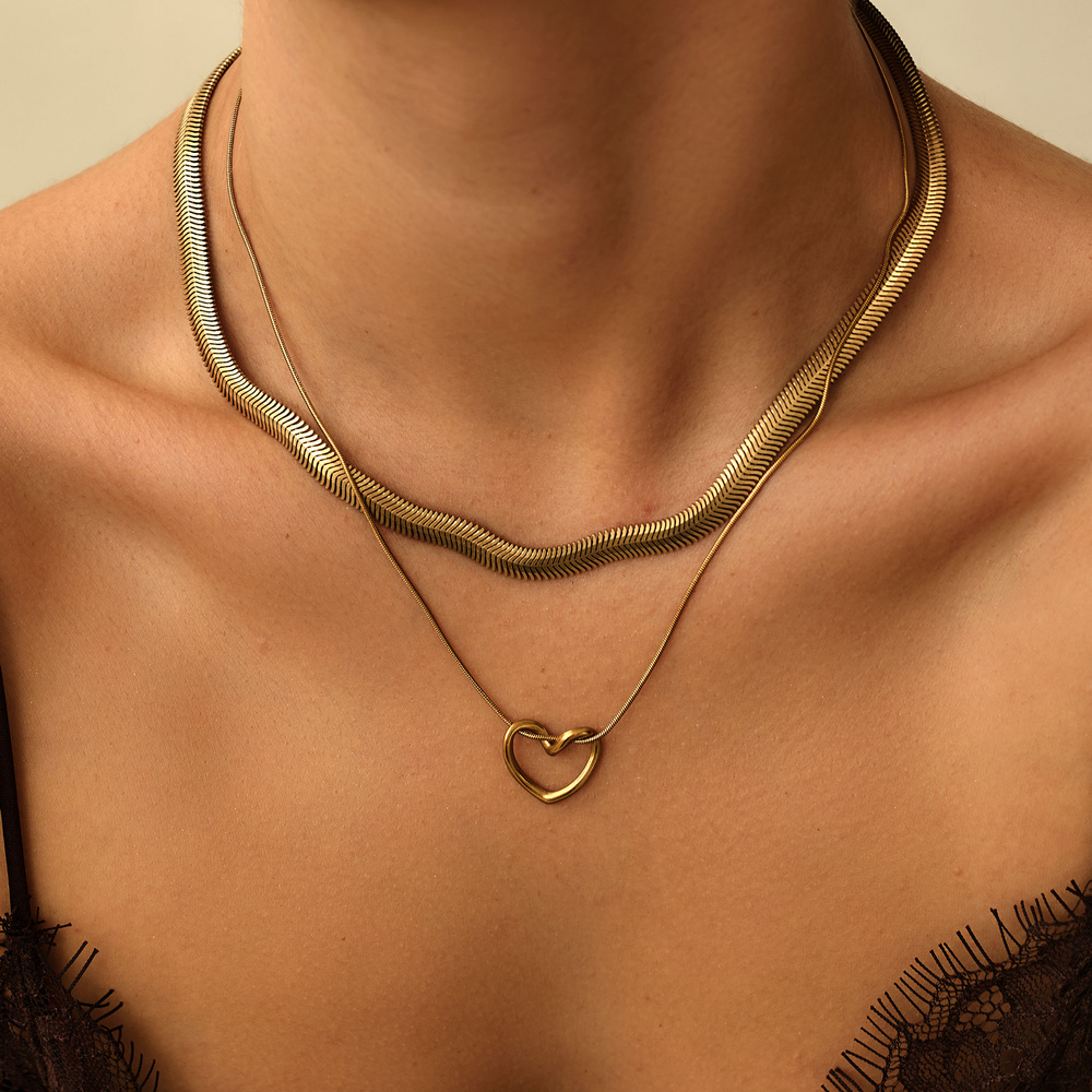 Złoty naszyjnik Lumiere N°2