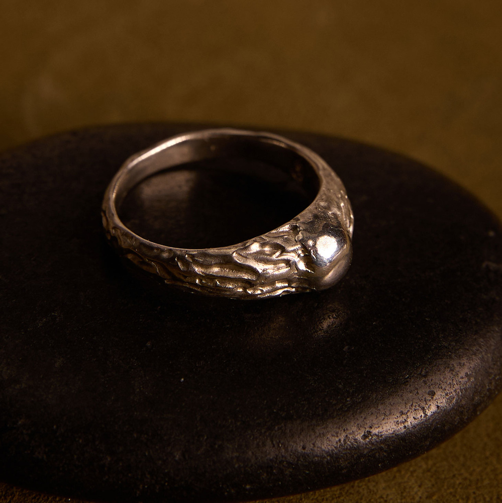 Srebrny pierścionek SUN 