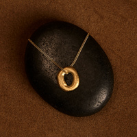 Złoty naszyjnik PEBBLE 