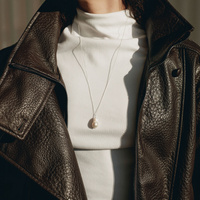 Srebrny naszyjnik Baroque Pearl