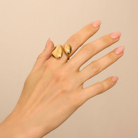 Złoty pierścionek Lira N°3