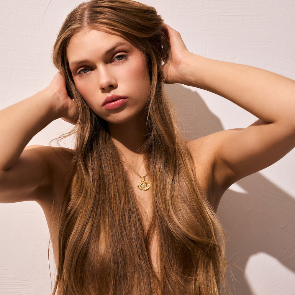 Złoty naszyjnik EYE 