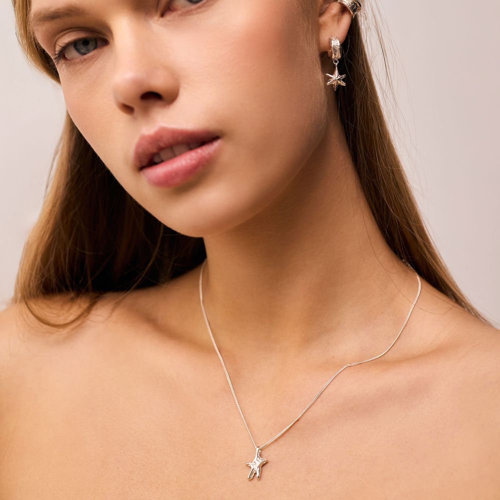 Srebrny naszyjnik STARLIGHT