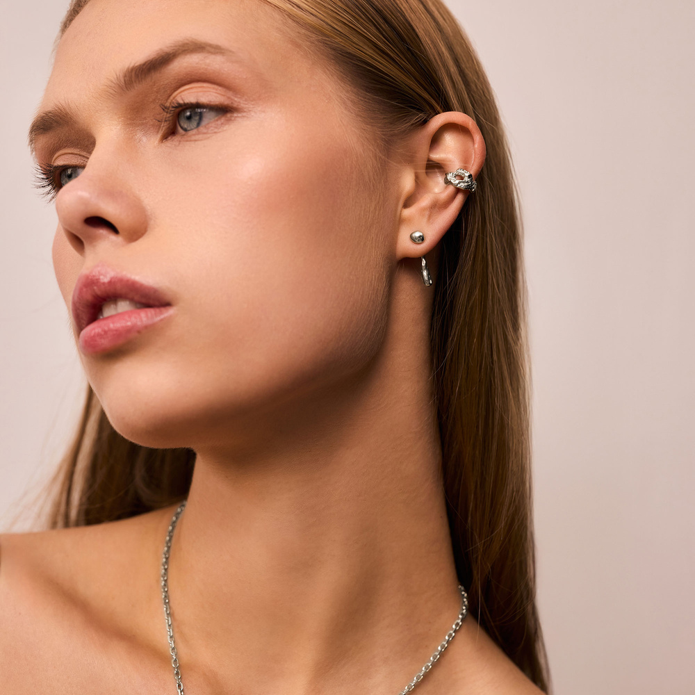 Srebrna nausznica AQUA