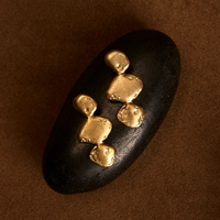 Złote kolczyki BALANCE