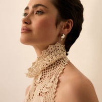 Srebrne kolczyki muszle Cerith