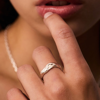 Srebrna obrączka AQUA