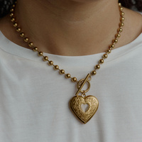 Złoty naszyjnik sekretnik Secret N°2