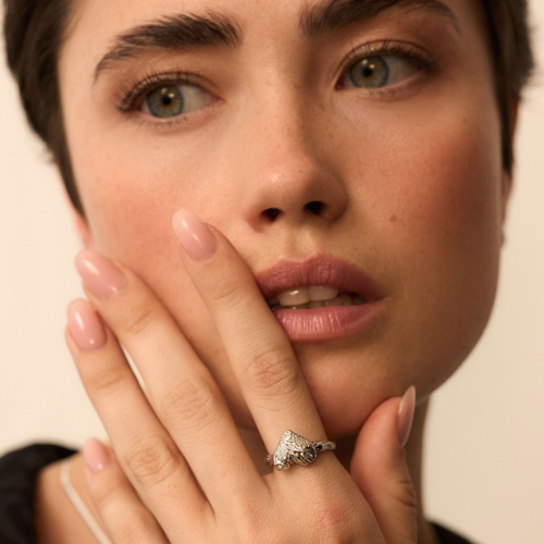 Srebrny pierścionek Heart