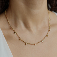 Złoty naszyjnik choker Sprinkles