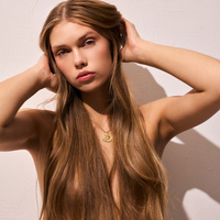 Złoty naszyjnik EYE 