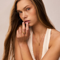 Złoty pierścionek BALANCE