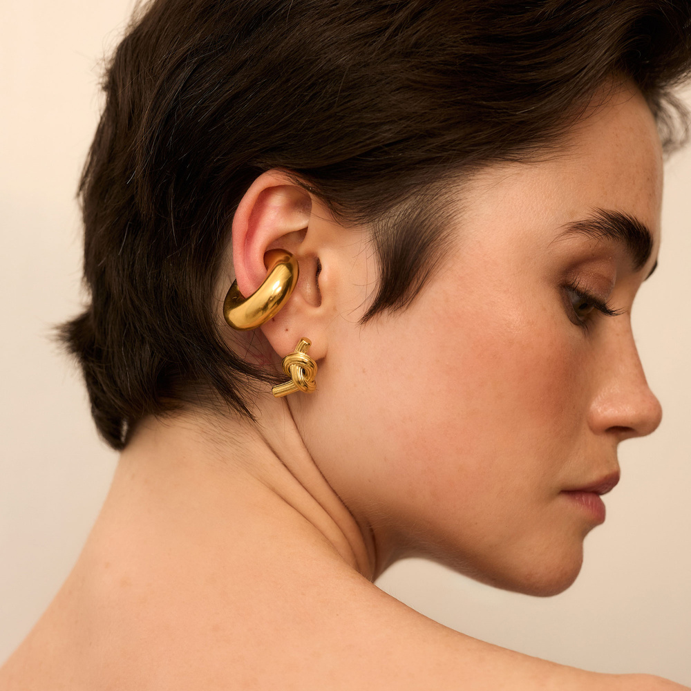 Nausznica Gold Bubble