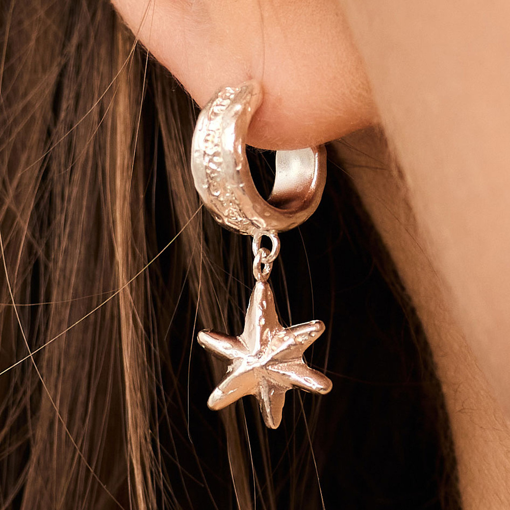 Srebrne kolczyki CELESTE