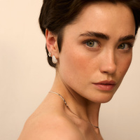 Srebrne kolczyki łezki z cyrkoniami (srebro 925)