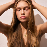 Złoty naszyjnik EYE 