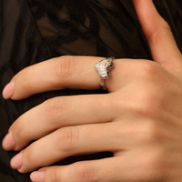 Srebrny pierścionek Heart