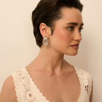 Srebrne kolczyki vintage Lazo