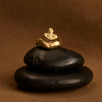 Złoty pierścionek ZEN