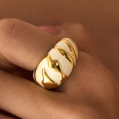 Złoty pierścionek Costas N°2