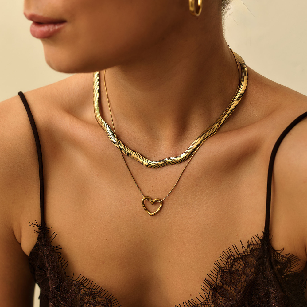 Złoty naszyjnik Lumiere N°2