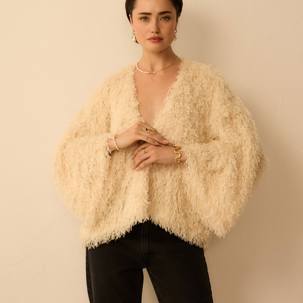 Złota sztywna bransoletka vintage Mare N°2