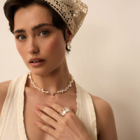 Pierścionek z żywicy epoksydowej Musa Ice