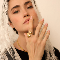 Złoty pierścionek Lira N°3