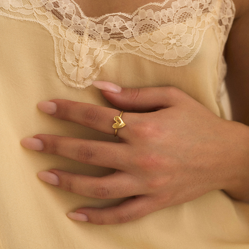 Złoty pierścionek Mini Heart