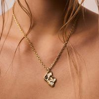 Złoty naszyjnik AQUA