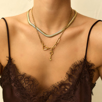 Złoty naszyjnik Lovers