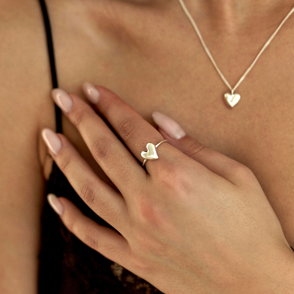 Srebrny pierścionek Mini Heart