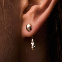 Srebrne kolczyki DRIP