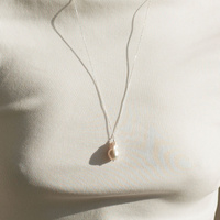 Srebrny naszyjnik Baroque Pearl