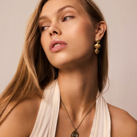 Złote kolczyki BALANCE