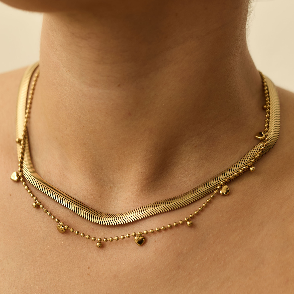 Złoty naszyjnik choker Sprinkles