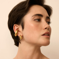 Nausznica Gold Bubble