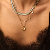 Złoty naszyjnik Pure Love