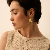 Złote kolczyki Gypsy