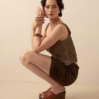 Złote kolczyki Hestia