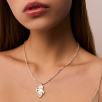 Srebrny naszyjnik AQUA