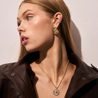 Złote kolczyki SPIRAL