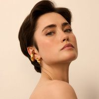 Nausznica Gold Bubble