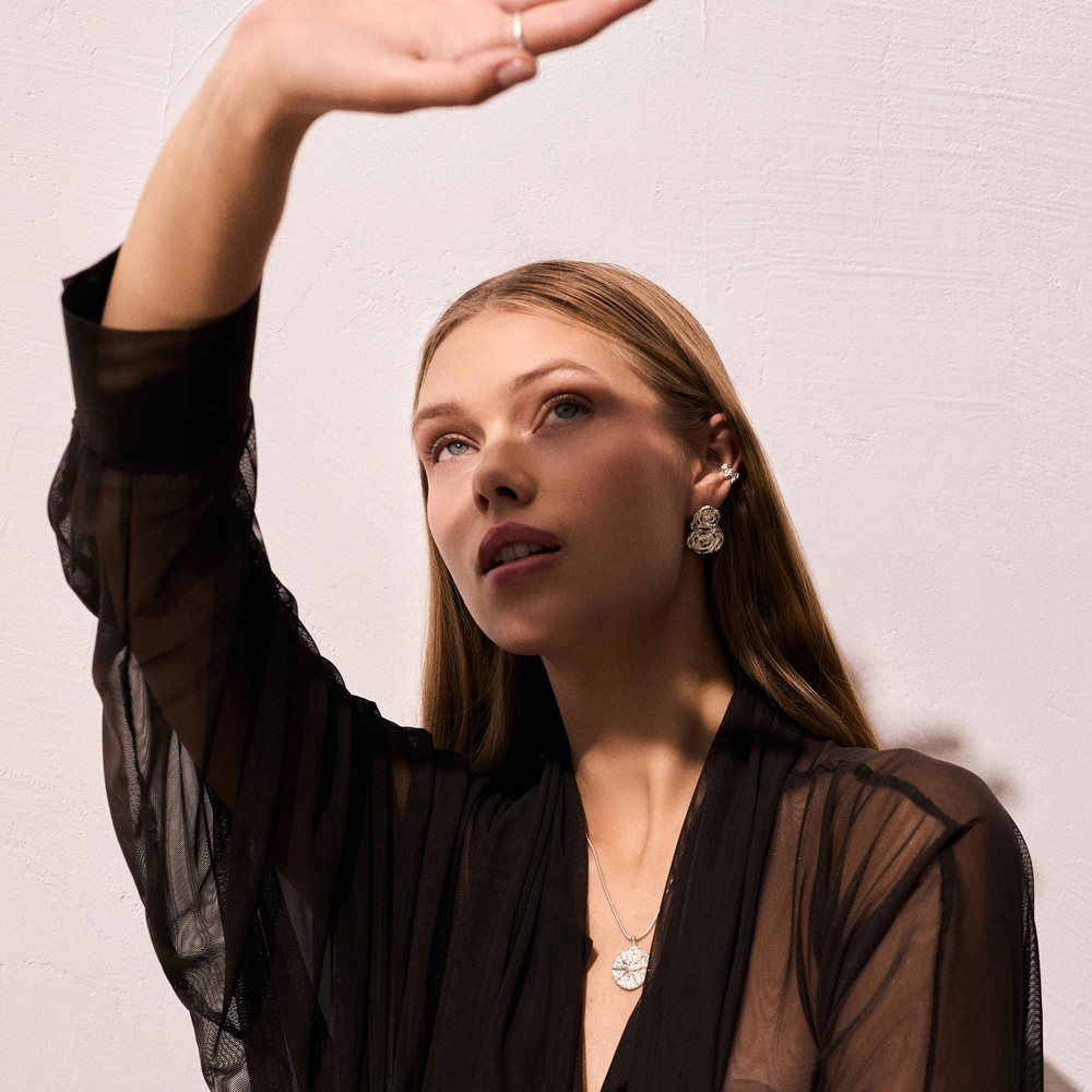 Srebrne kolczyki SPIRAL